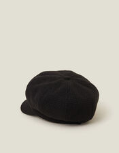 Waffle Baker Boy Hat, Black (BLACK), large