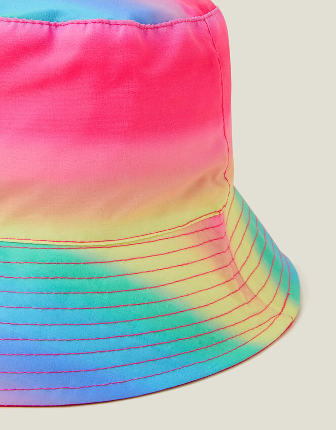 Girls Ombre Reversible Bucket Hat, Multi (PASTEL MULTI), large