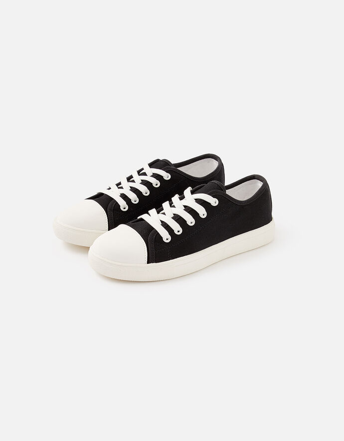Canvas Trainers Black | Trainers | Accessorize UK