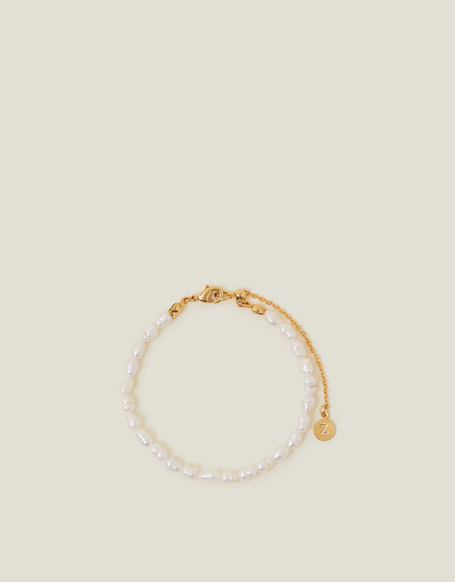 14ct Gold-Plated Seed Pearl Bracelet, , large