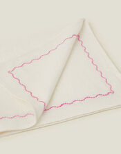 2-Pack Embroidered Ric Rac Cotton Napkins, , large