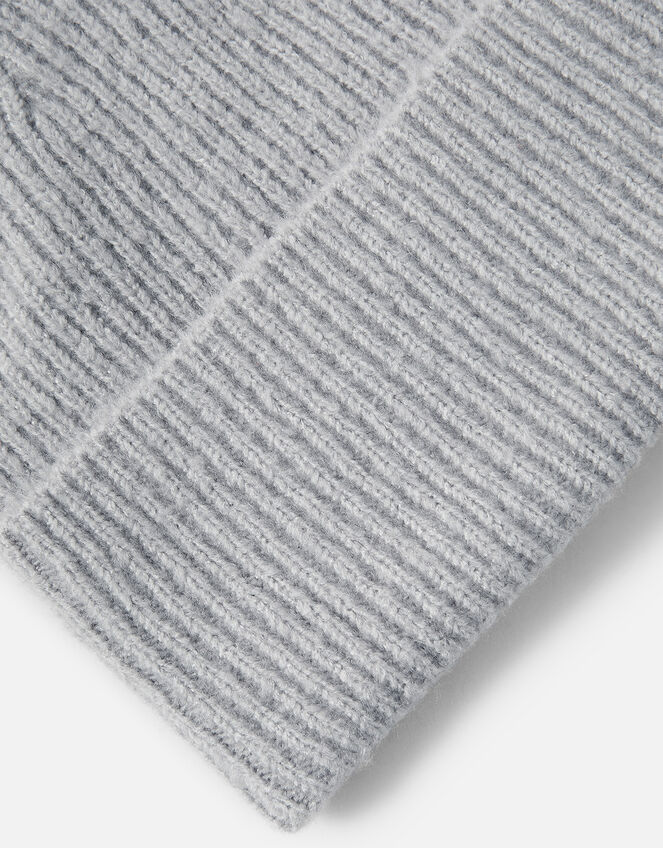 Soho Knit Beanie Hat, Grey (LIGHT GREY), large