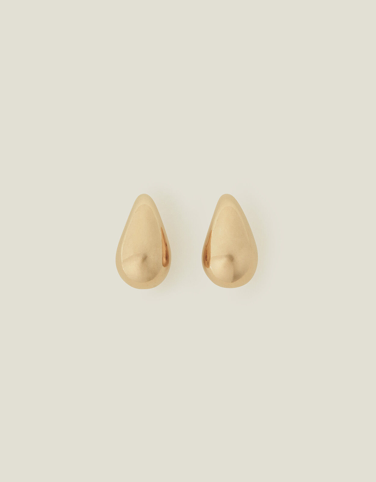 14ct Gold-Plated Tear Drop Earrings | Z for Accessorize