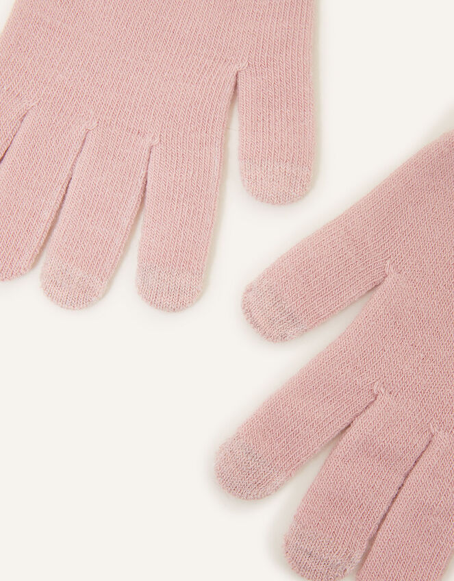 Super Stretch Touch Gloves, Pink (PALE PINK), large