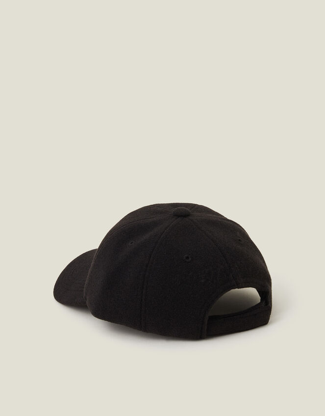 Brushed Baseball Cap, Black (BLACK), large