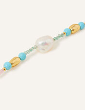 14ct Gold-Plated Stone Bracelet, , large