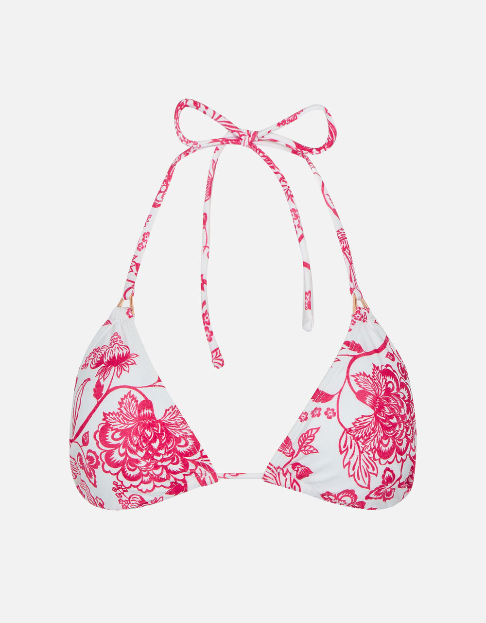 Floral Triangle Bikini Top Red | Bikini tops | Accessorize UK