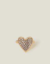 Sparkle Heart Ring, White (CRYSTAL), large