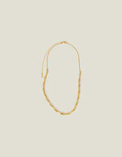 14ct Gold-Plated Bamboo Necklace, , large