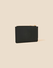 Zip Card Holder Black, Handbags & Purses