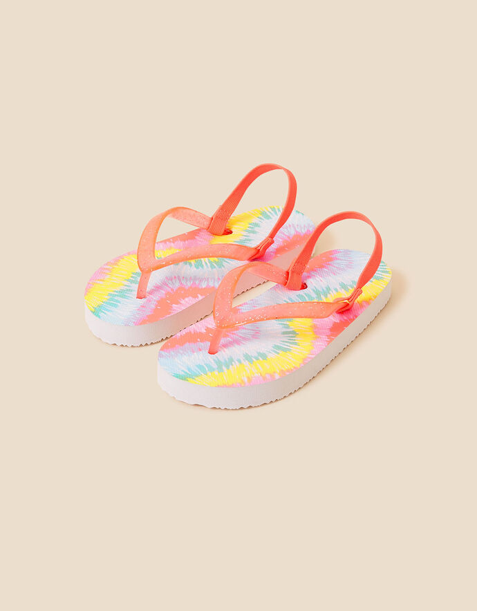 Girls Tie Dye Print Flip Flops Multi Girls Flip Flops And Sandals Accessorize Uk 