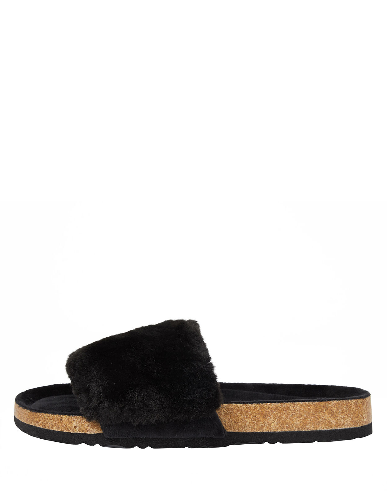 faux fur sliders