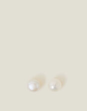 14ct Gold-Plated Pearl Earrings, , large