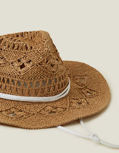 Raffia Weave Hat, , large