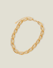 Twisted Link Chain Necklace, , large