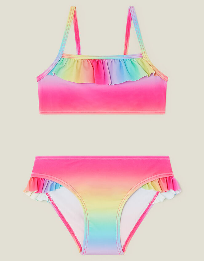 Girls Ombre Bikini Set, PASTEL MULTI, large