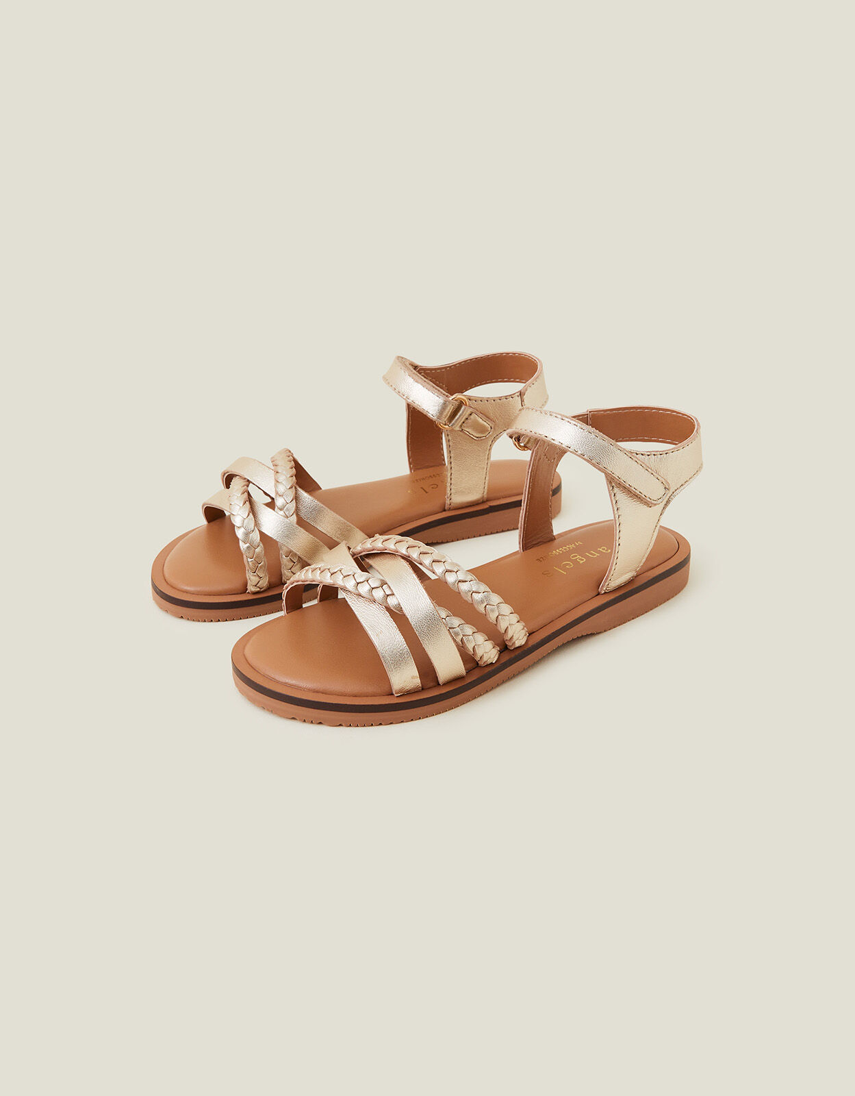 Kids Girls Youth Natural schuh Tranquil Sandals | schuh