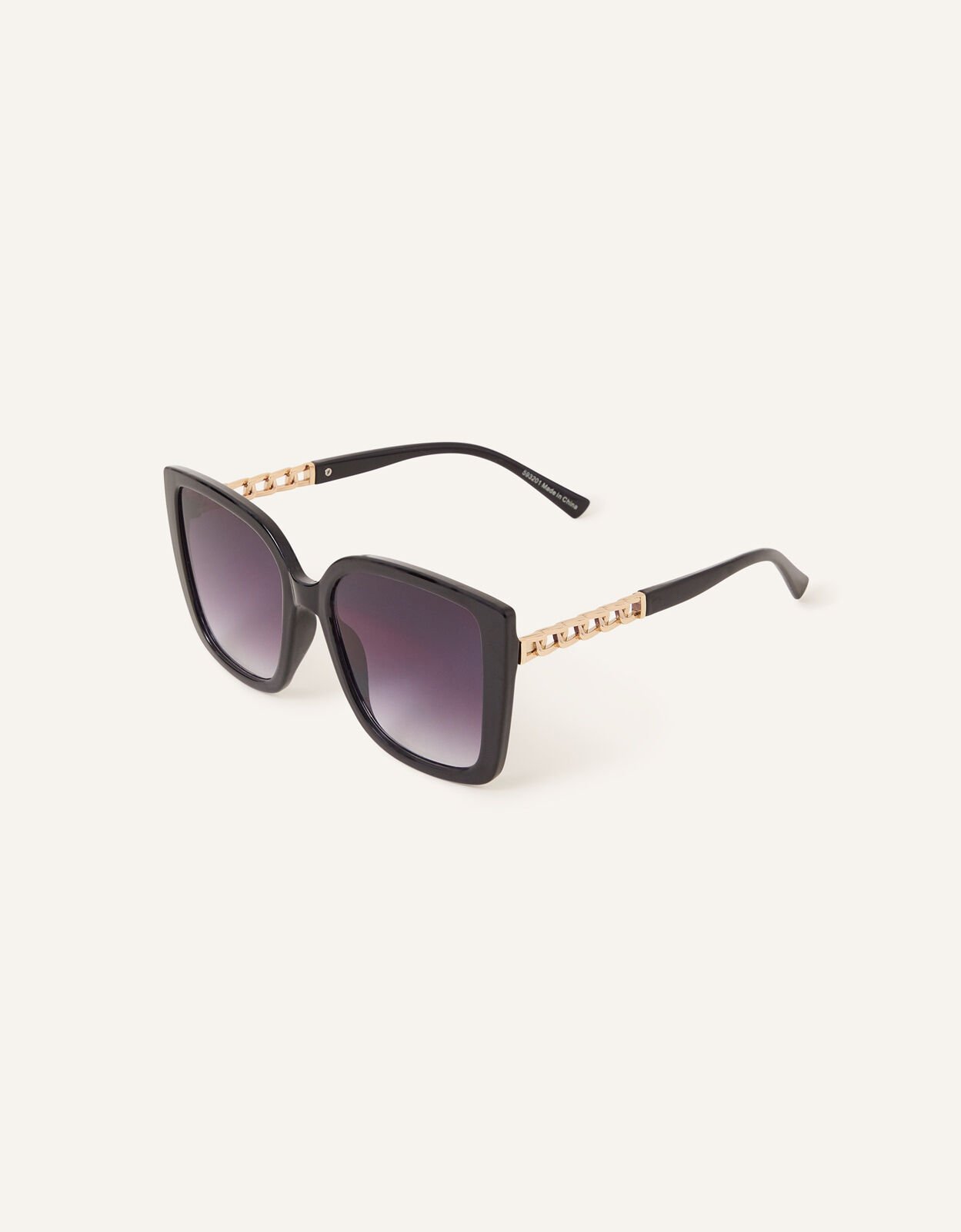 Aviator sunglasses Chanel Black in Metal  32758349