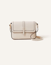 Artisan Detail Cross-Body Bag, Cream (CREAM), large