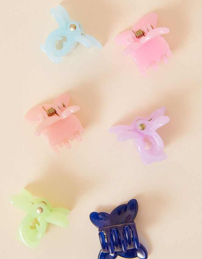 Girls Mini Butterfly Claw Clips 6 Pack | Girls hair clips | Accessorize UK