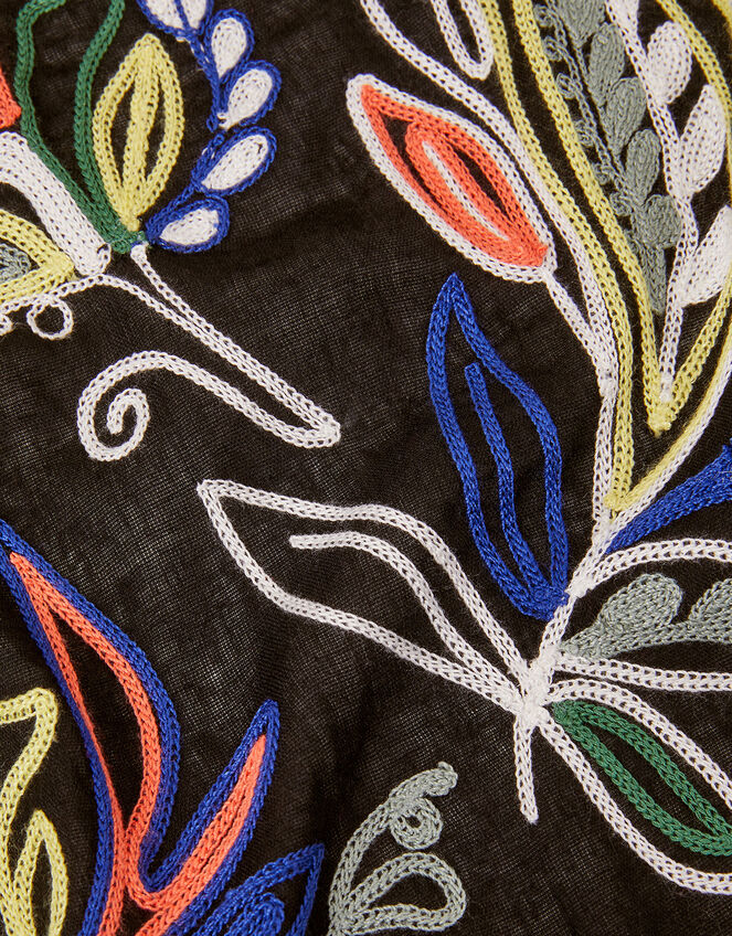 Floral Embroidered Blanket Scarf | Blanket scarves | Accessorize UK
