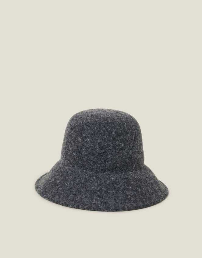 Wool Bucket Hat, Grey (GREY), large