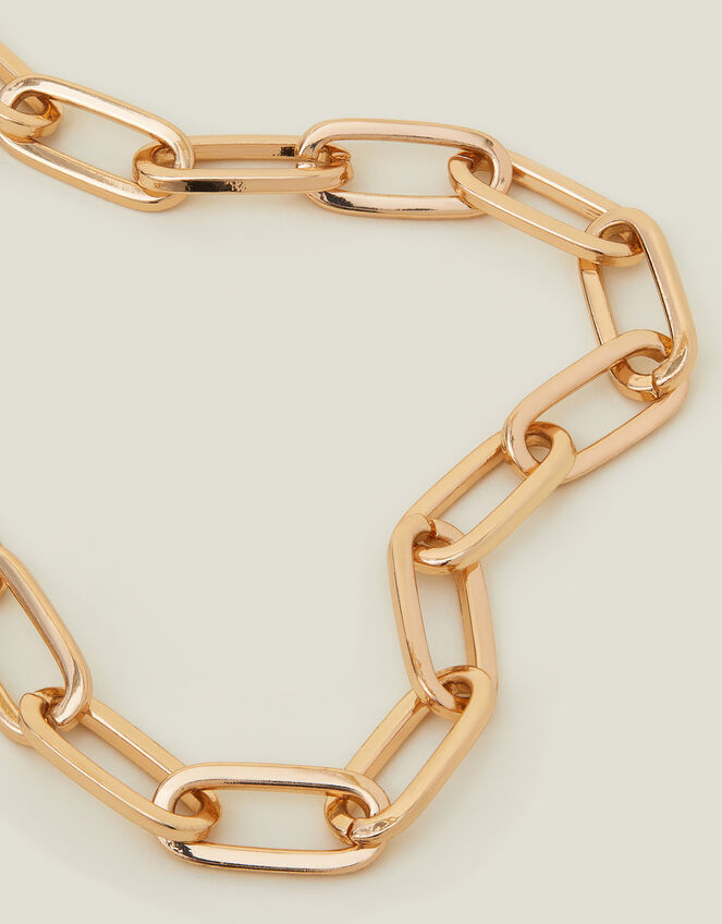 Chain Link Necklace, Gold (GOLD), large