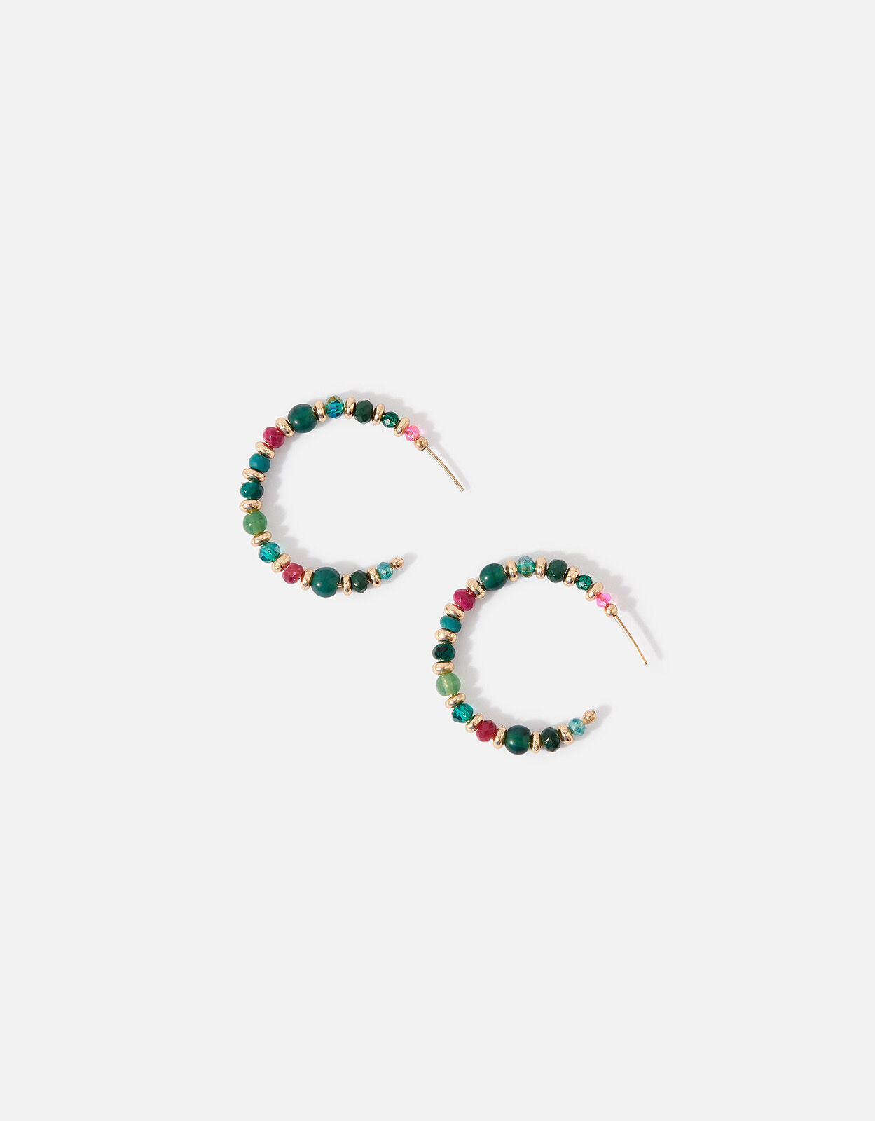 TealGreen Memory Wire Bracelet and Earrings  KittiesKreations