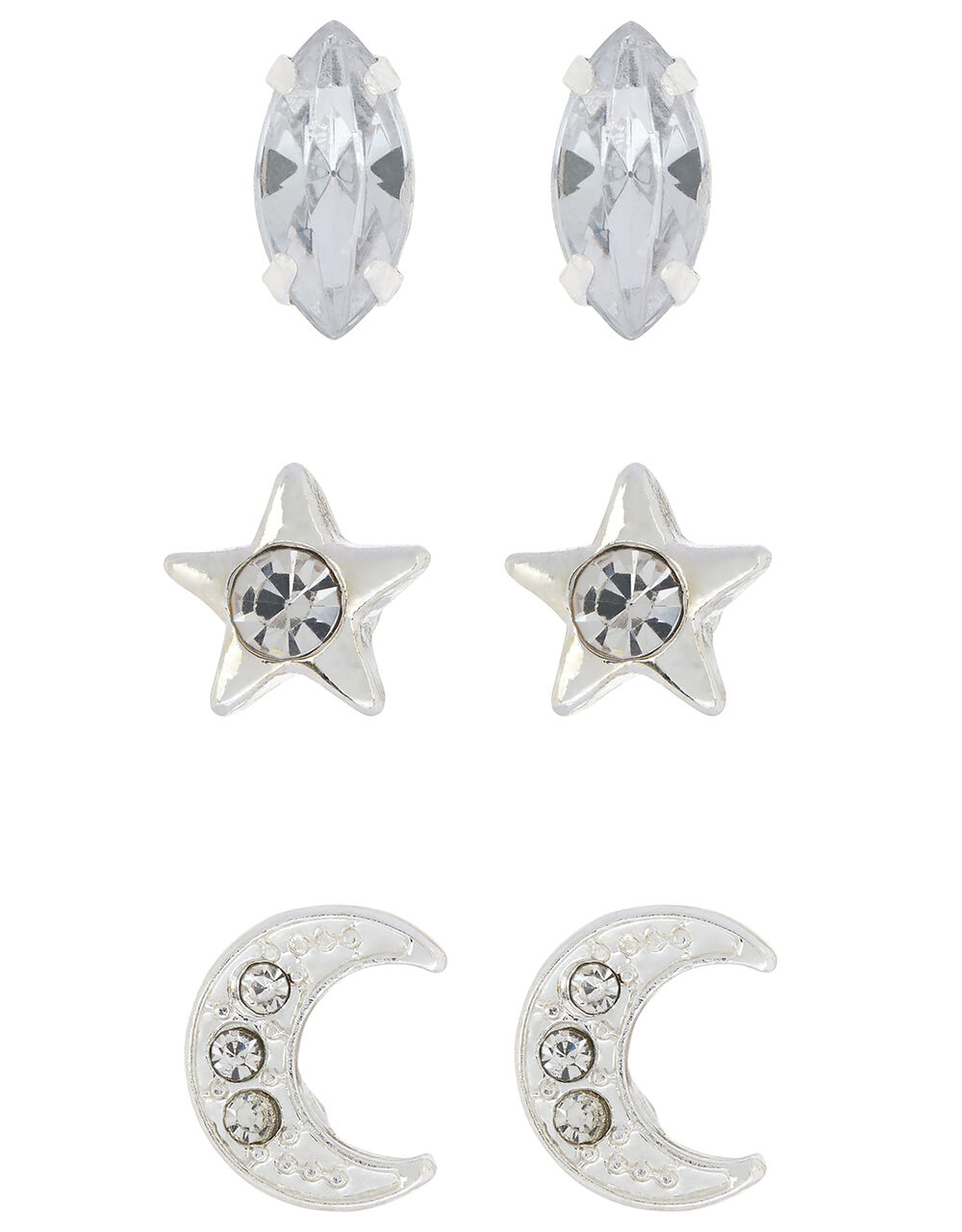 Crystal Celestial Stud Earring Set | Studs | Accessorize UK