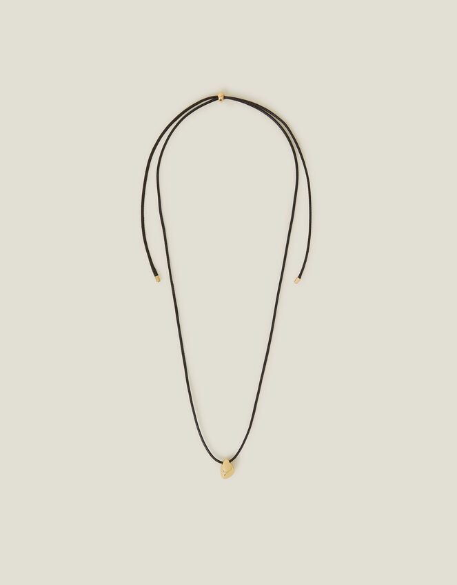 14ct Gold-Plated Molten Cord Necklace, , large