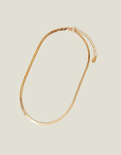 Snake Chain Necklace, Gold (GOLD), large