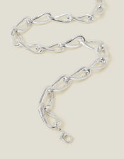 Twisted Chain Link Necklace, , large