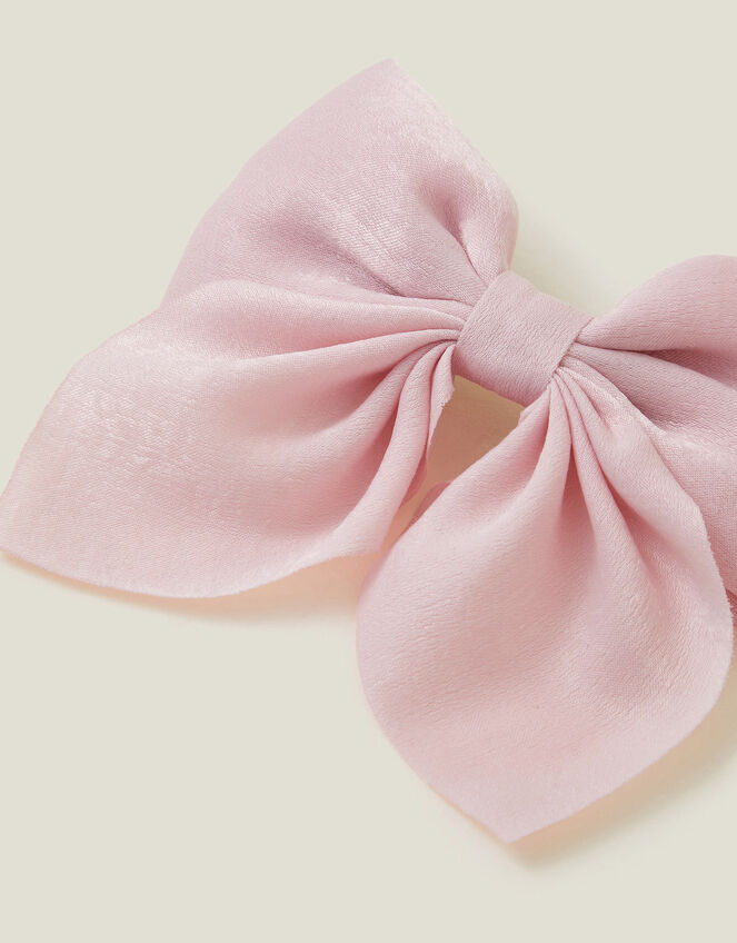 Girls Bow Barette Clip, , large