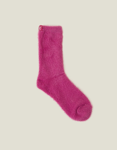 Neon Pink Neon Pink Ankle Pop Socks
