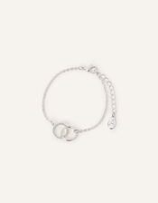 Pave Linked Circle Bracelet, , large