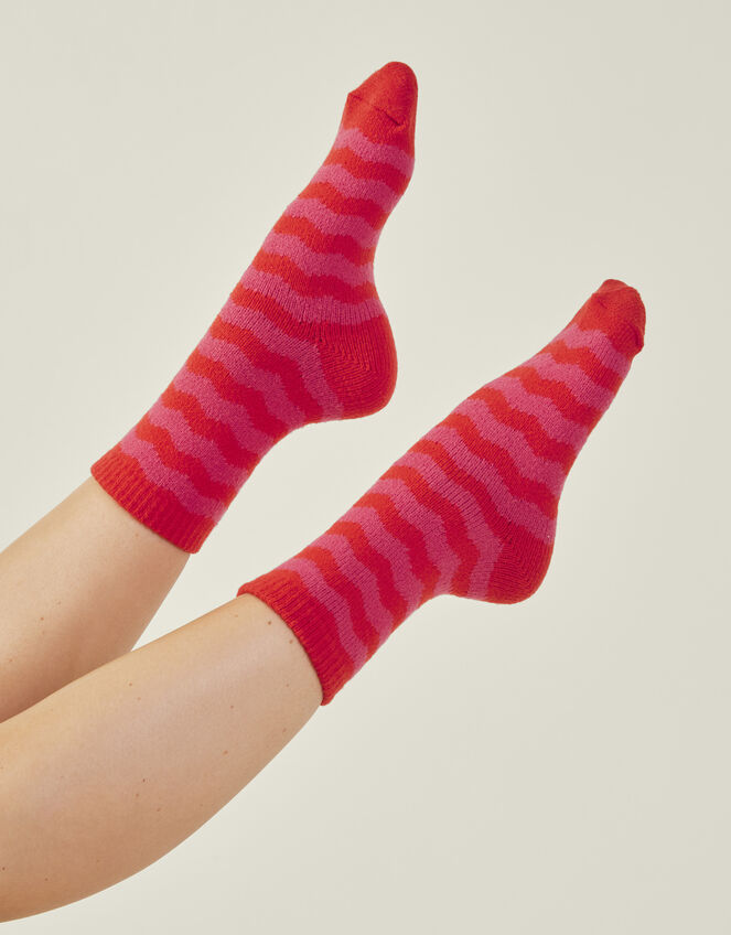 Stripe Cosy Socks, , large