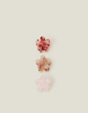 3-Pack Mini Flower Claw Clips, , large