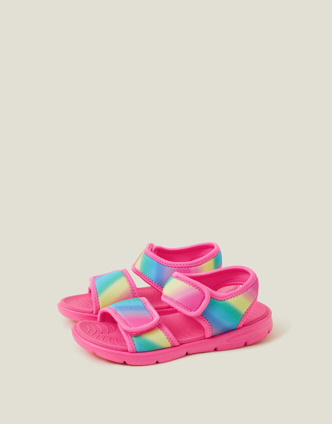 Girls Ombre Sandals, Multi (BRIGHTS MULTI), large