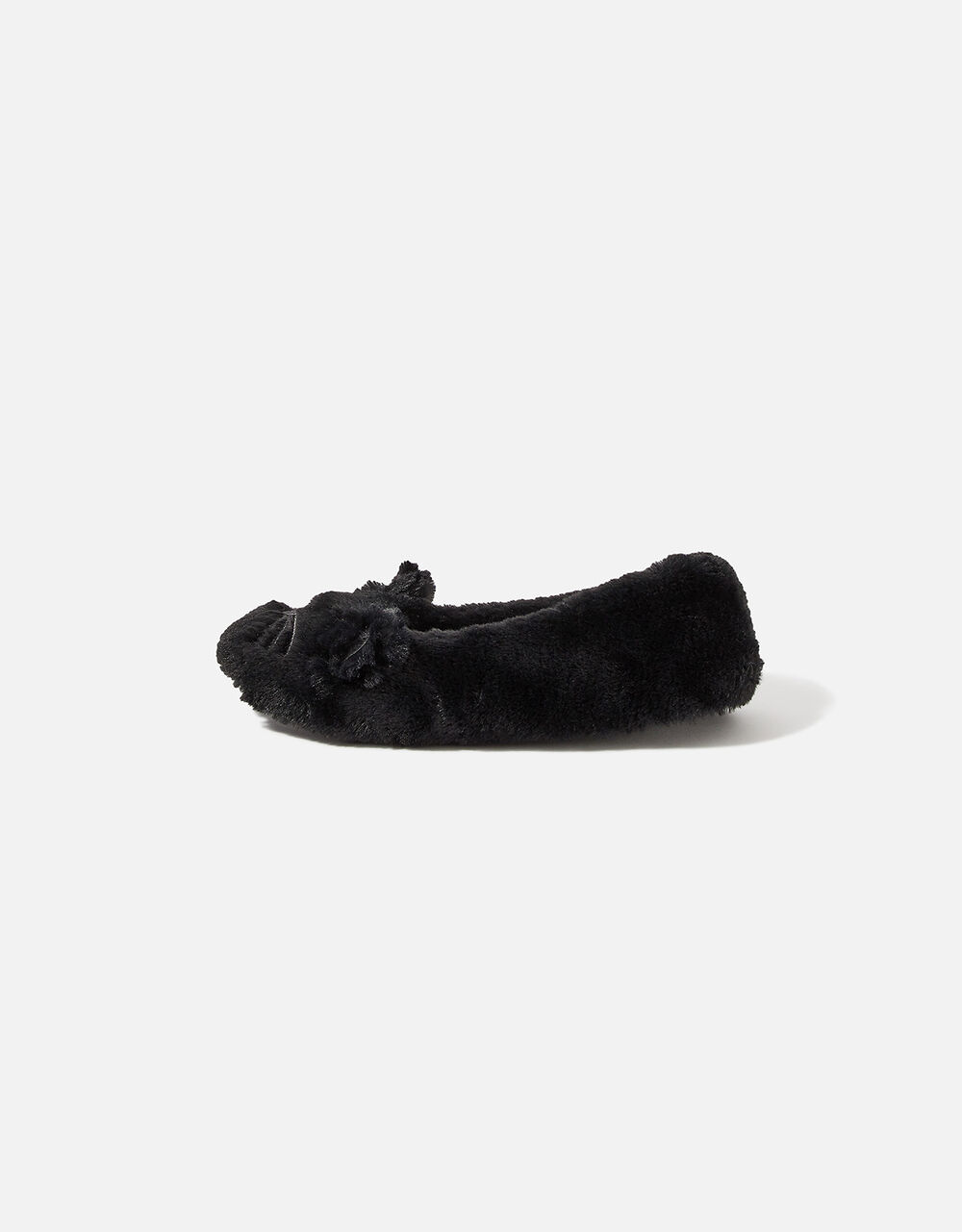 Furry Cat Ballerina Slippers Black | Slippers | Accessorize ROI