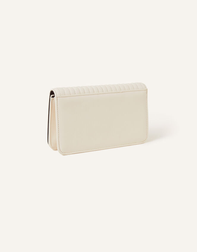 Quilted Chain Shoulder Bag Cream | Clutch bags | Accessorize UK