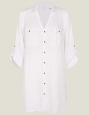 Beach Shirt, White (WHITE), large