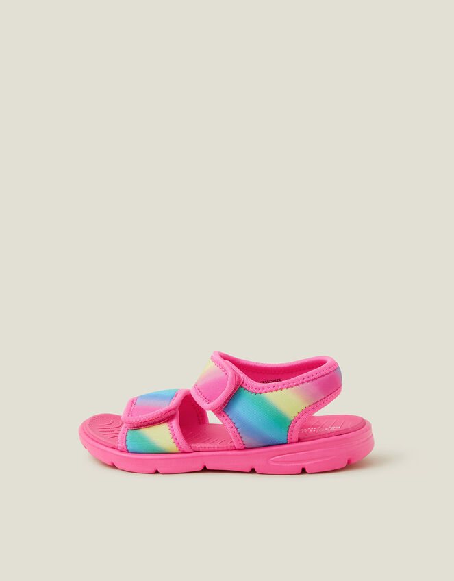 Girls Ombre Sandals, Multi (BRIGHTS MULTI), large