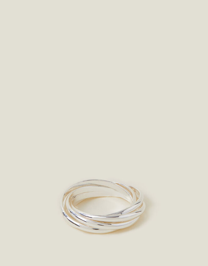 Interlocking Ring, Silver (SILVER), large