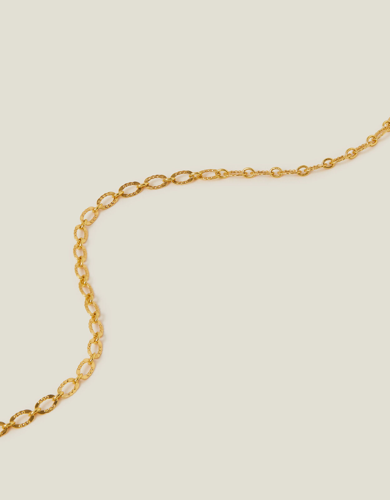 14ct Gold-Plated Bobble Chain Necklace