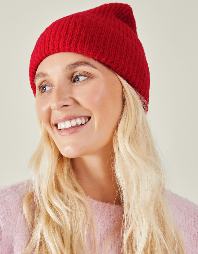 Soho Knit Beanie, Red (RED), large