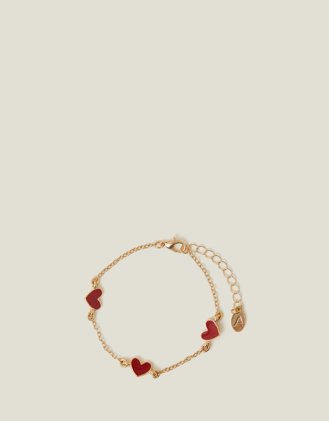 Enamel Heart Bracelet, , large