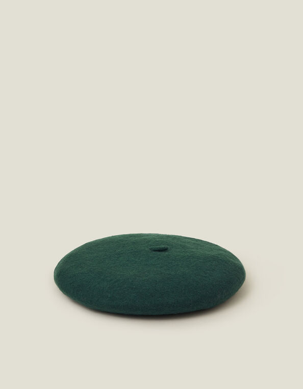 Wool Beret, Green (GREEN), large