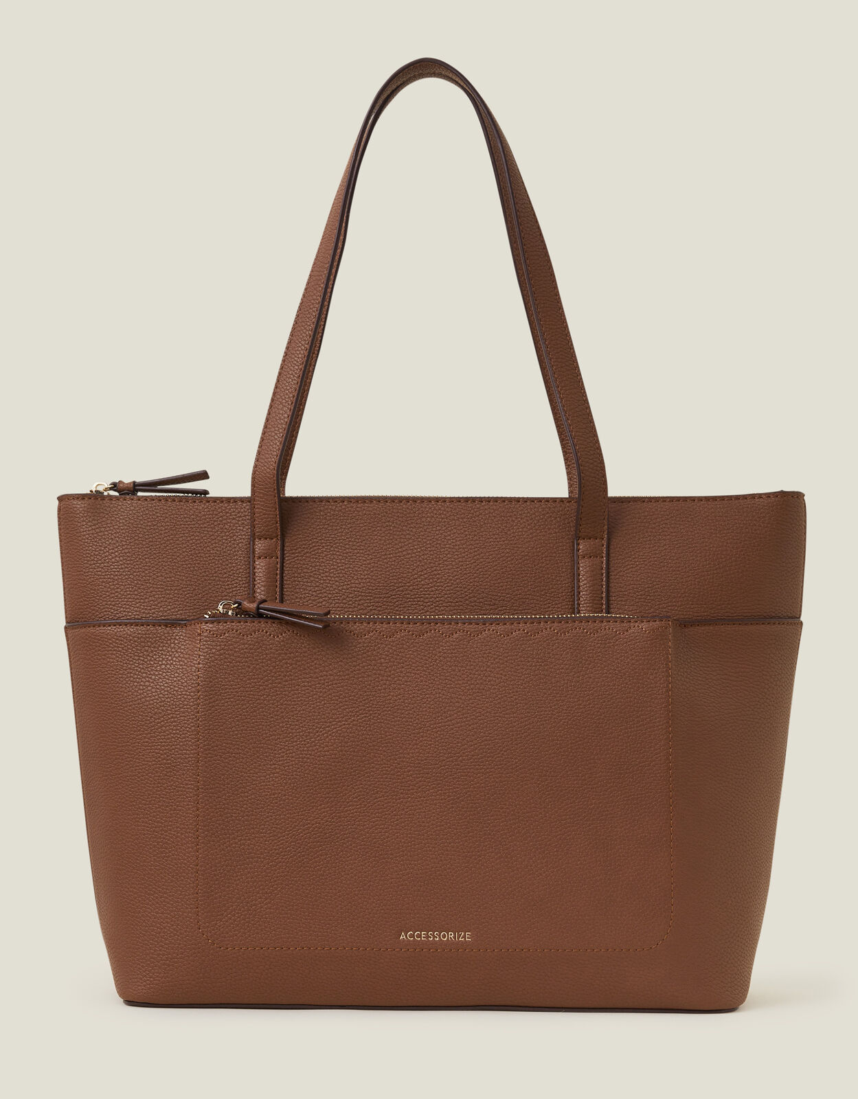 Brown Leather Sidebag - directcreate.com