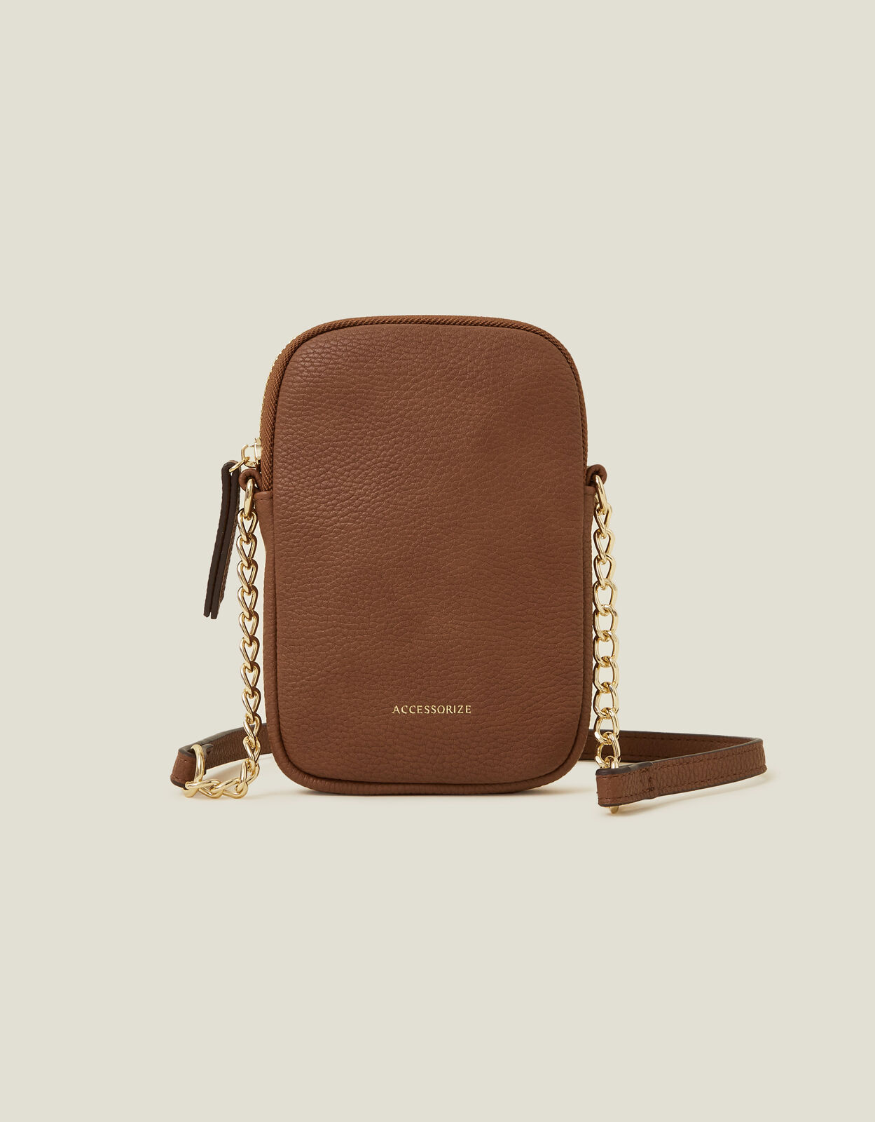 Womens Aspinal Of London brown Small Leather Ella Pouch | Harrods #  {CountryCode}
