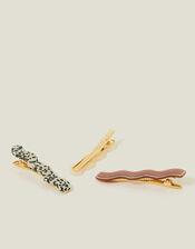 3-Pack Wiggle Snap Hair Clips, , large